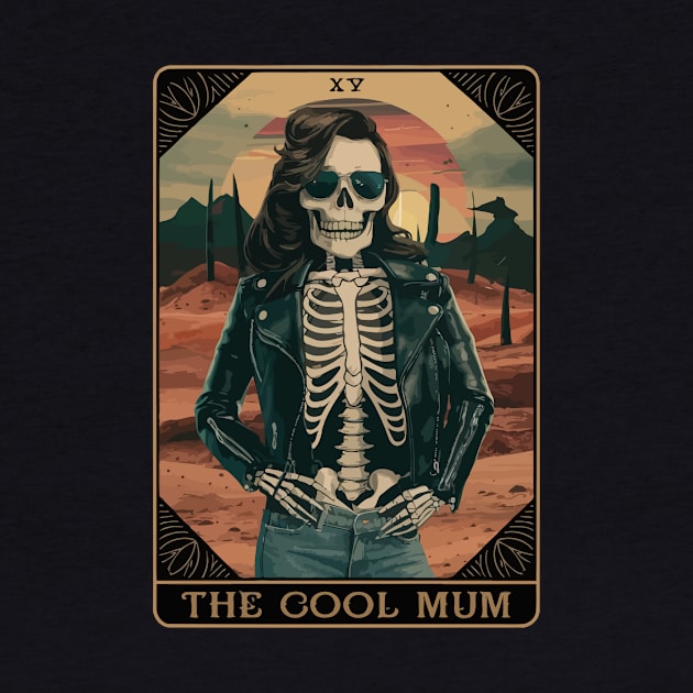 Funny Tarot Card: The Cool Mum by Custom Prints HD